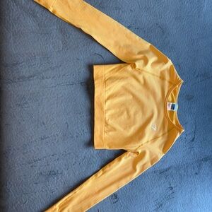 Vital Seamless Gymshark Long Sleeve Cropped Shirt